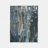 Dromen van het abstracte schilderende zee Ocean'20 Fleece Deken (Voorkant)