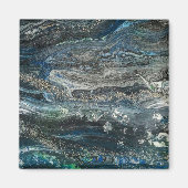 Dromen van het abstracte schilderende zee Ocean'20 Magneet (Voorkant)