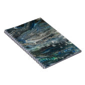 Dromen van het abstracte schilderende zee Ocean'20 Notitieboek (Rechterzijde)