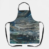 Dromen van het abstracte schilderij Ocean'20 Servi Schort (Voorkant)