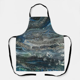 Dromen van het abstracte schilderij Ocean'20 Servi Schort