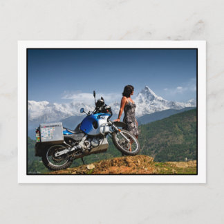 dromen van het Briefkaart Machhapuchre