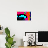 Dromen van het Build Ken Gage Surrealisme Poster (Thuiskantoor)