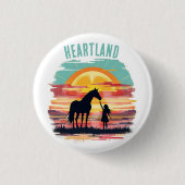 Dromen van het Hartland Ronde Button 3,2 Cm (Voorkant)