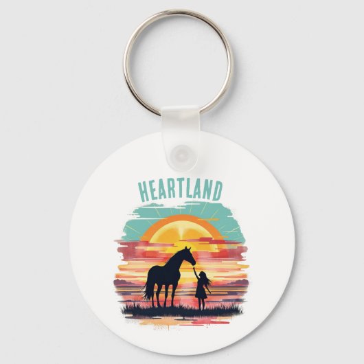 Dromen van het hartland sleutelhanger (Voorkant)