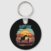 Dromen van het hartland sleutelhanger (Achterkant)