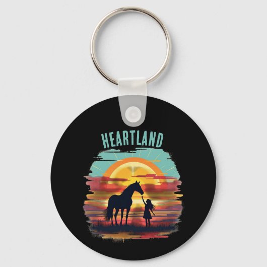 Dromen van het hartland sleutelhanger (Achterkant)