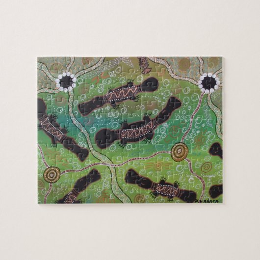 Dromen van het vogelbekdier legpuzzel (Horizontaal)