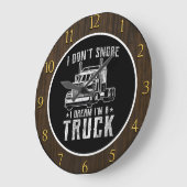 Dromen van humoristische vrachtwagens grote klok (Hoek)