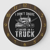 Dromen van humoristische vrachtwagens grote klok (Voorkant)