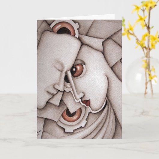 Dromen van je Wenskaart Kaart (Gele Bloem)