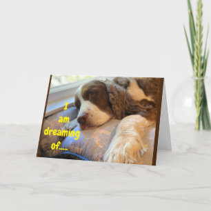***DROMEN VAN JOU*** DEZE KERSTVAKANTIE FEESTDAGEN KAART