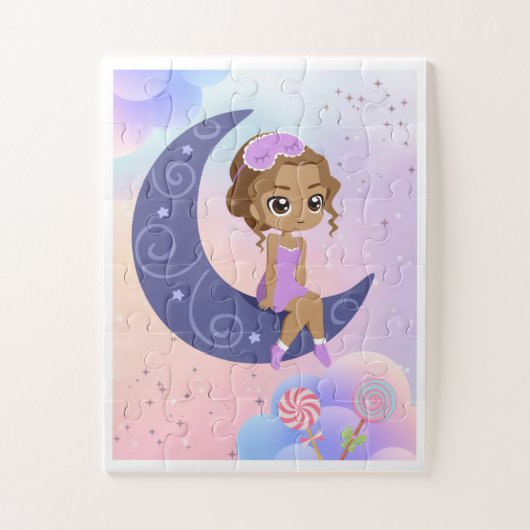 Dromen van kleine prinses legpuzzel (Verticaal)