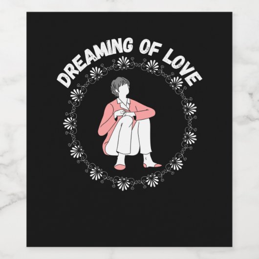 Dromen van Liefde Wijn Etiket (Enkel label)