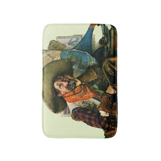 Dromen van Long Ago Badmat (Voorkant Verticaal)