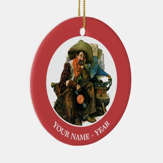 Dromen van Long Ago Keramisch Ornament (Rechts)