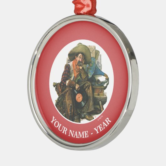 Dromen van Long Ago Metalen Ornament (Links)