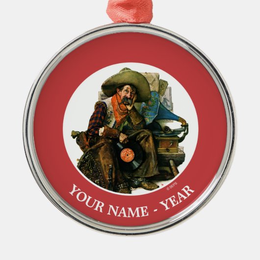 Dromen van Long Ago Metalen Ornament (Voorkant)