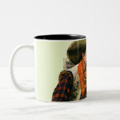 Dromen van Long Ago Tweekleurige Koffiemok (Links)