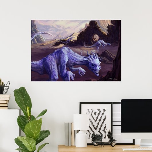 Dromen van Lovecraft: Ghasts Poster (Thuiskantoor)