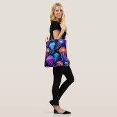Dromen van Neon Kwallen Tote Bag (Op model)