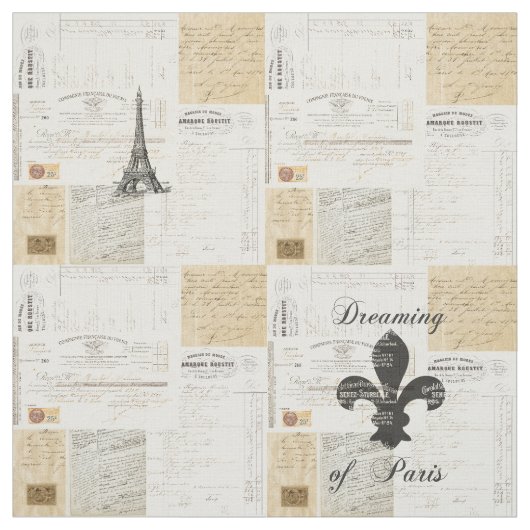  dromen van parise French Fabric Stof (Swatch)