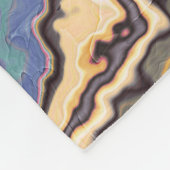 Dromen van Pastel Marmer Geode Fleece Deken (Hoek)