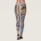 Dromen van Pastel Marmer Geode Leggings (Achterkant)