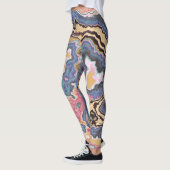 Dromen van Pastel Marmer Geode Leggings (Links)