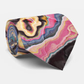 Dromen van Pastel Marmer Geode Stropdas (Opgerold)