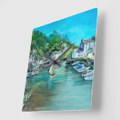 Dromen van Polperro Vierkante Klok (Hoek)