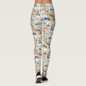 Dromen van Santorini Leggings (Achterkant)
