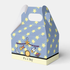 Dromen van Space Mobile Baby shower Favor Box Bedankdoosjes