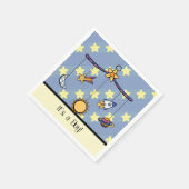 Dromen van Space Mobile Baby shower servetten (Hoek)