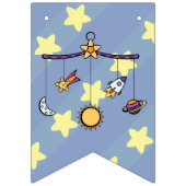 Dromen van Space Mobile Bunting Banner (Eerste vlag)