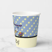 Dromen van Space Mobile Paper Cup Papieren Bekers (Achterkant)