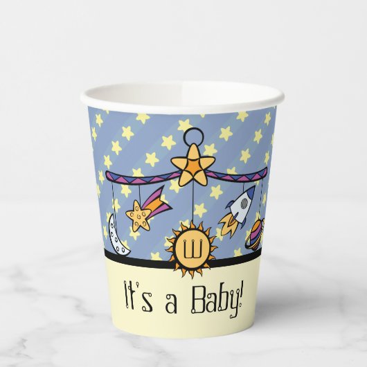 Dromen van Space Mobile Paper Cup Papieren Bekers (Links)