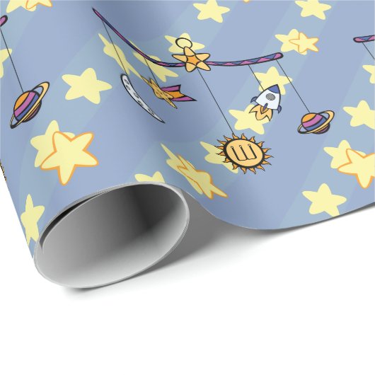 Dromen van Space Mobile Wrapping Papier (Rol Hoek)