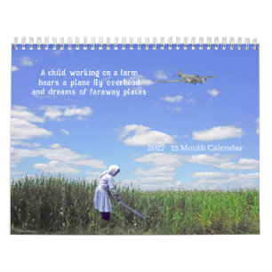 "Dromen van verre plaatsen" 2026 15-maand kalender