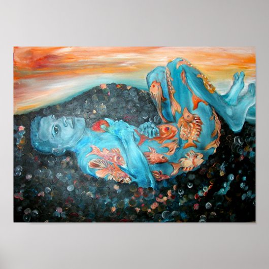 dromen van vis poster (Voorkant)