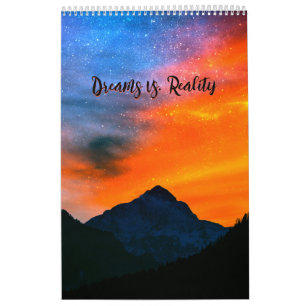 Dromen versus realiteit kalender