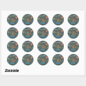 Dromen vliegen hier naartoe Sticker (Vel)