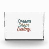 Dromen vormen het lot fotoblokken (Voorkant)