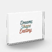 Dromen vormen het lot fotoblokken (Links)