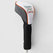 Dromen vormen het lot golfheadcover (Schuin)