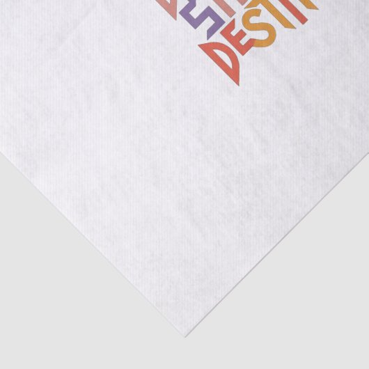 Dromen vormen het lot tissuepapier (Detail)