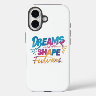 Dromen vormen toekomst: inspireer je reis iPhone 16 hoesje