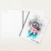 ** Dromen Vredesteken Veren Bloemen Boho Tribal Planner (Display)