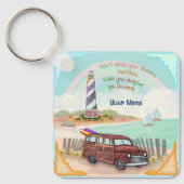 Dromen Vuurtoren Sleutelhanger (Voorkant)