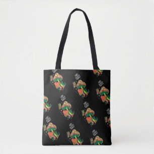 Dromen waarmaken Kleurrijke paddenstoelen vlinde Tote Bag
